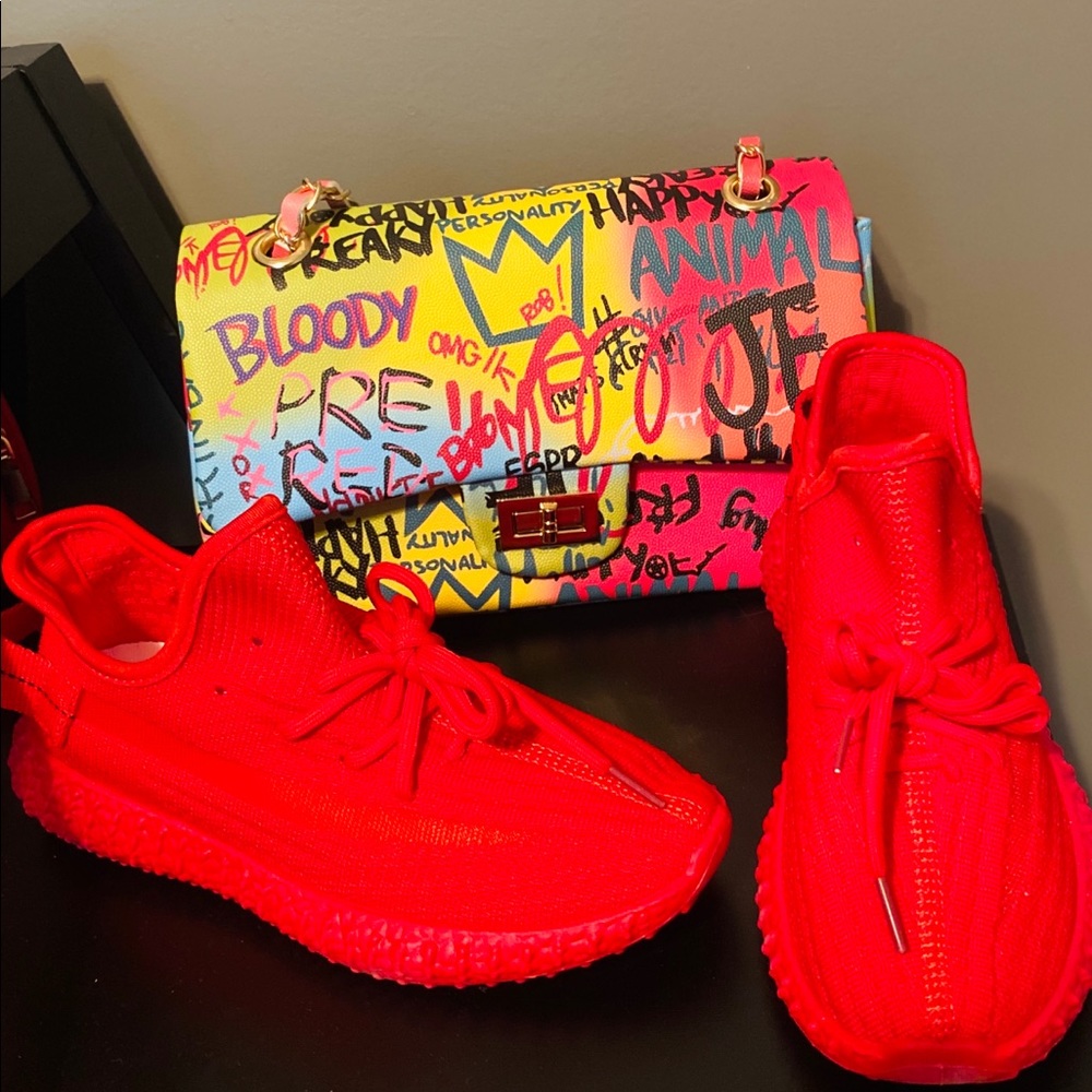 Knit Trainer Sneakers